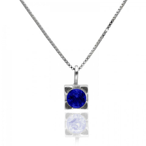 Zaffiro Con Collana, Castone 
