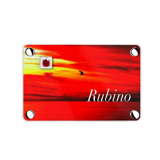Rubino Con Collana, Castone "Griffe"