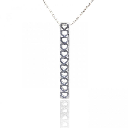 Collana Cuori Verticali