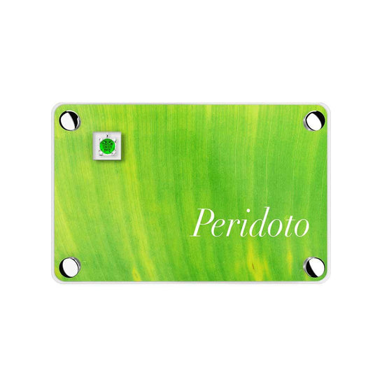 Peridoto Con Collana, Castone "Quadro"