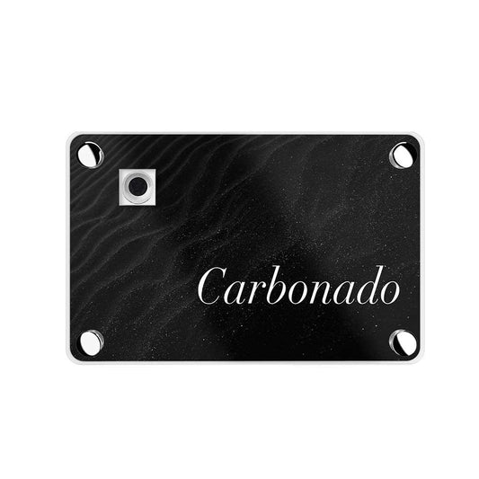 Carbonado Con Collana, Castone "Tondo"