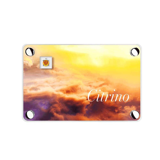 Citrino Con Collana, Castone "Griffe"